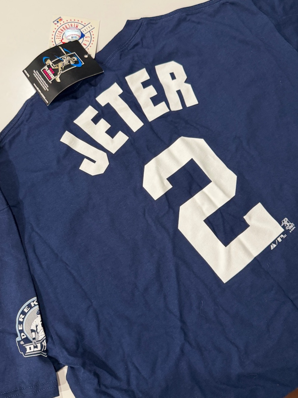 Yankees Jeter 3000 hit - Navy Men’s Team Tee